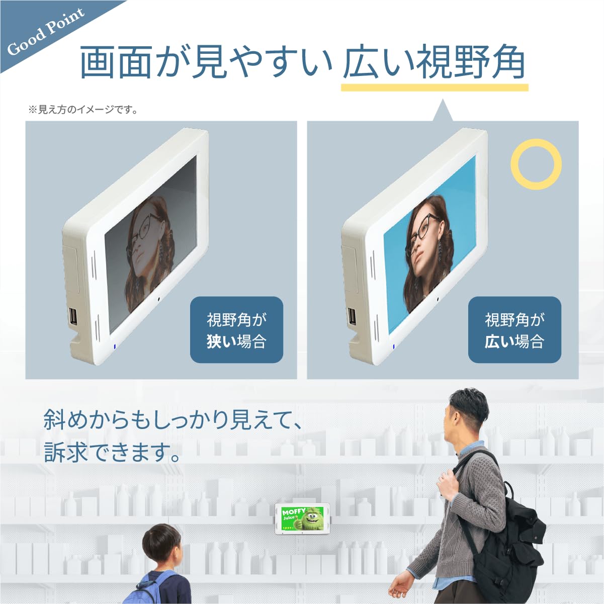 Amazon.co.jp: 電子POPモニター 7インチ | 電子 POP ポップ モニター